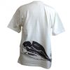 メンズTシャツ 魚拓・鯵の開き(白)M