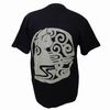 メンズTシャツ 波唐草猫 黒 L