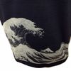 メンズTシャツ 波 黒 M