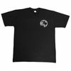 メンズTシャツ 花猫 黒 M