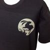 メンズTシャツ 花猫 黒 M