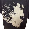 メンズTシャツ かまわぬ 黒 L
