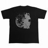 メンズTシャツ かまわぬ 黒 L