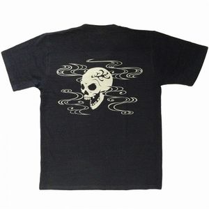 メンズTシャツ 髑髏(どくろ) 黒 M