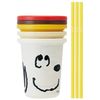 SNOOPY Face Tumbler with Straw (3 pcs) SIH3ST
