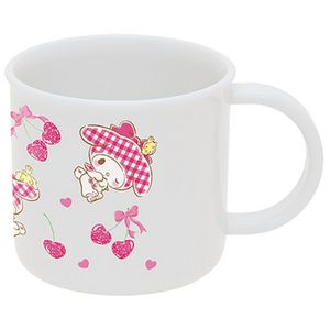 My Melody Heart Cherry 洗碗机安全塑料杯 KE4A