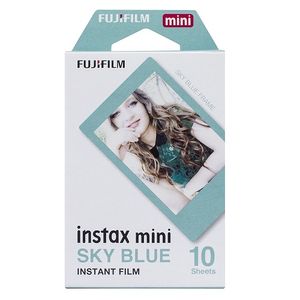 FUJIFILM 즉석 카메라 체키 용 필름 instax mini 10 매입 스카이 블루