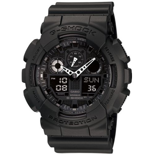 CASIO watch G-SHOCK STANDARD GA-100-1A1JF