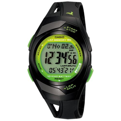 CASIO watch PHYS LAP MEMORY 60 STR-300J-1AJF