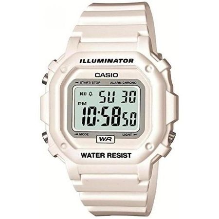 CASIO 腕時計 スタンダード デジタル表示 ホワイト×ホワイト F-108WHC-7BJF