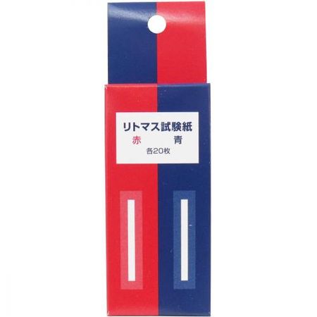 Litmus paper, red and blue, 20 sheets each