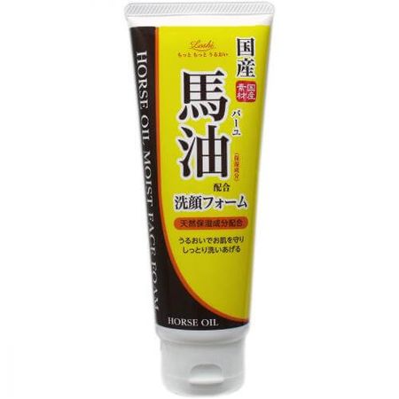 Cosmetex Roland Loshi Moist Aid Horse Oil Whipped Facial Foam 130g