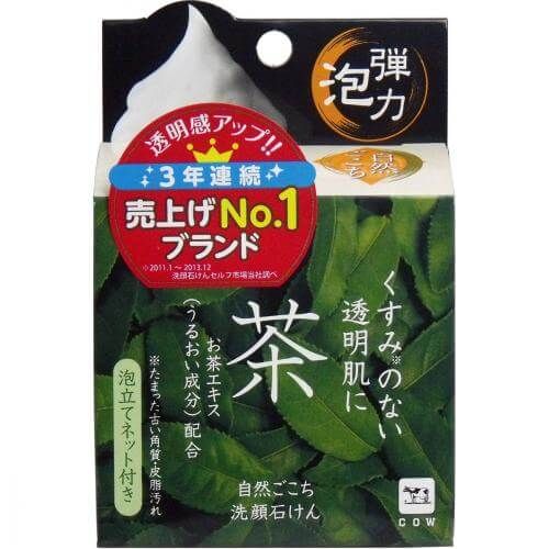 自然ごこち 茶 洗顔せっけん 80g