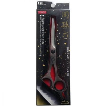 Kai Seki Magoroku Haircutting Scissors, Stainless Steel Cutting Scissors, HC-3518