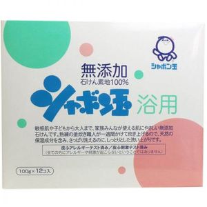 비누 방울 목욕 무첨가 비누 100g × 12 개들이