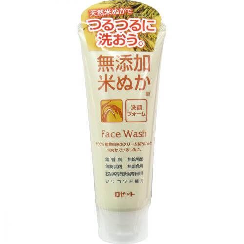 Rosette additive-free rice bran cleansing foam 140g