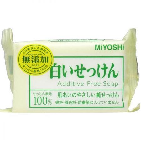 Miyoshi Soap Additive-free White Soap 108g