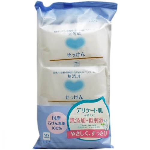 牛乳香皂公斤社 乳皂奶牛品牌無添加劑的皂100克×3包
