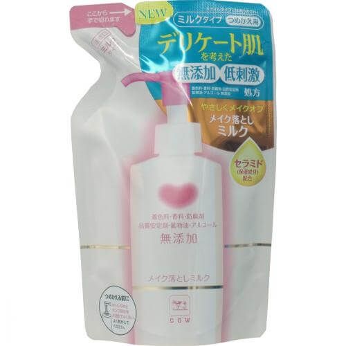 Milk Soap Cow Brand Additive-free Makeup Removing Milk - Refill 130ml