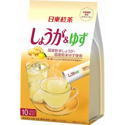 三井農林 日東紅茶 日東茶生薑，柚子棒10支