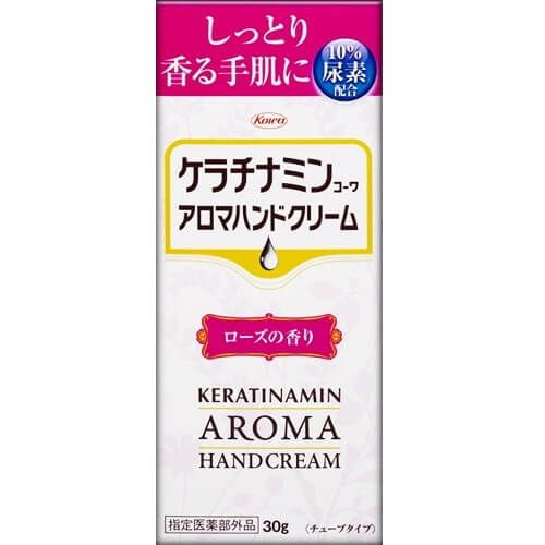 Kowa new drugs Kerachinamin Kowa aroma hand cream rose fragrance of 30g