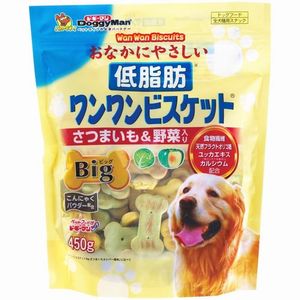 友情Dogiman腹部低脂饼干小狗大红薯及其他含450克蔬菜