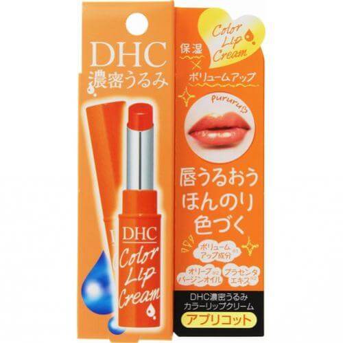 DHC 濕潤的皮膚 濃密水潤肌膚 彩色唇膏 杏子味
