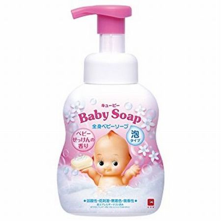 우유비누 큐피 전신 베이비 솝 베이비 비누향 [거품 타입] 펌프형・400mL