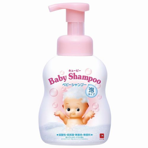 牛乳香皂公斤社 牛奶香皂丘比的嬰兒洗髮水[泡沫型]帶泵·350毫升