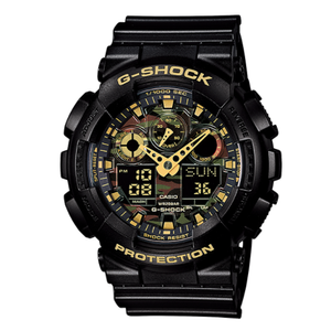 CASIO手錶G-SHOCK基本迷彩撥號系列GA-100CF-1A9JF
