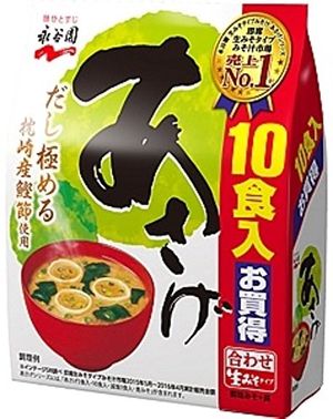 Nagatanien raw miso type soup Asage economical 10 Kuii