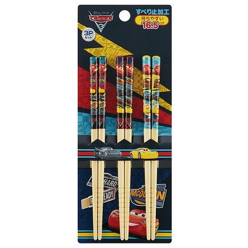 Skater - Skater Tomica Safe Slide Chopsticks & Chopstick Box Set