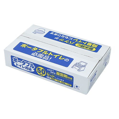 산코 휴대용 화장실 용 가방 50 회분 R-54