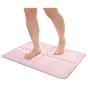 Sanko put only adsorbed water most bath mat soft pink YO-27