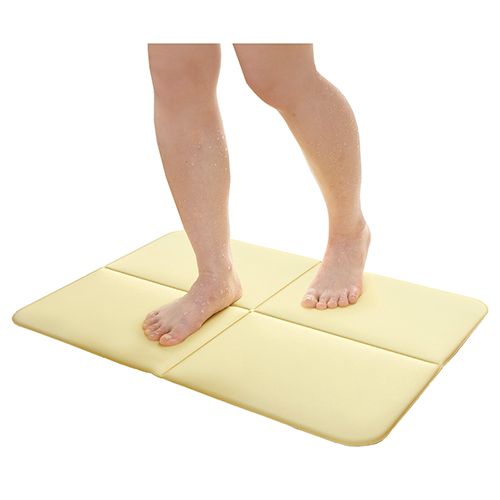 Sanko put only adsorbed water most bath mat yellow YO-29