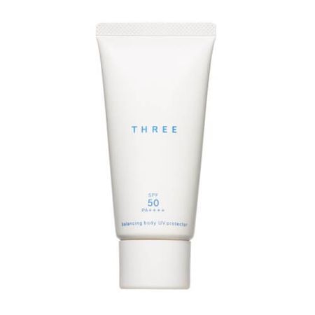 THREE Balancing Body UV Protector 80mL 94% Natural Ingredients