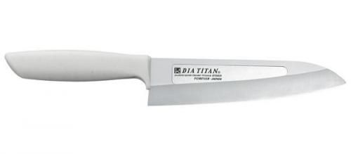 FOREVER Diamond Titanium Knife 160mm (with groove) TW-16H