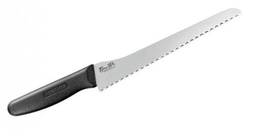 FOREVER Silver Titanium Hybrid 3D Bread Knife 210mm GHB-22