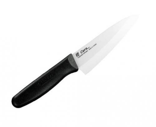 FOREVER Sakura Cera Ultra-Smooth Ceramic Knife, White, Double-Edged, 140mm, RW-14B