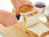 FOREVER Sakura Cera Ultra-Smooth Ceramic Knife, White, Double-Edged, 140mm, RW-14B