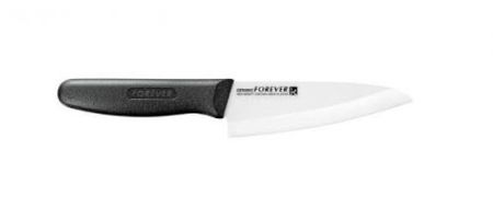 FOREVER 銀抗菌セラミック包丁140mm 両刃 KCW-14