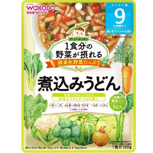 1食分の野菜が摂れるグーグーキッチン 煮込みうどん 100g