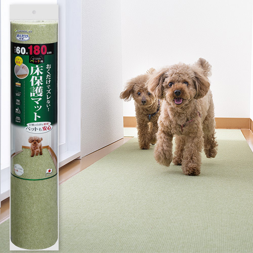 SANKO SANKO超吸附 三光寵物地板保護墊60×180㎝綠色KM-55