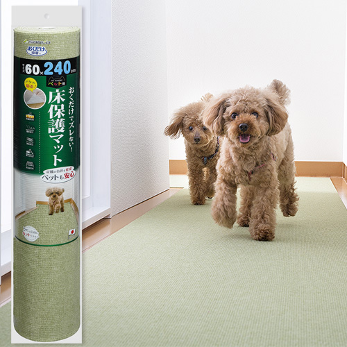 SANKO SANKO超吸附 三光寵物地板保護墊60×240㎝綠色KM-58