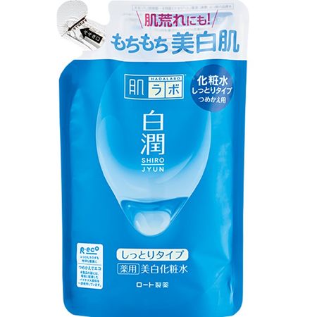 ロート製薬 肌ラボ 白潤 薬用美白化粧水 しっとりタイプ つめかえ用 170ml