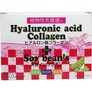 HIKARI ヒアルロン酸コラーゲン+大豆イソフラボン 植物性乳酸菌入 3g×25包
