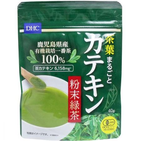 DHC Whole Tea Leaf Catechin Powder Green Tea 40g