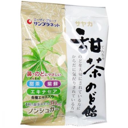Throat candy of San Planet Sayaka cha non-sugar 60g input