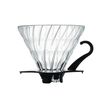 HARIO V60 耐热玻璃透明咖啡滤杯（1-4杯）VDG-02 黑色