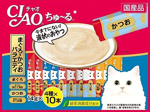 Ciao Churu 金枪鱼和鲣鱼品种 14 克 x 40 件